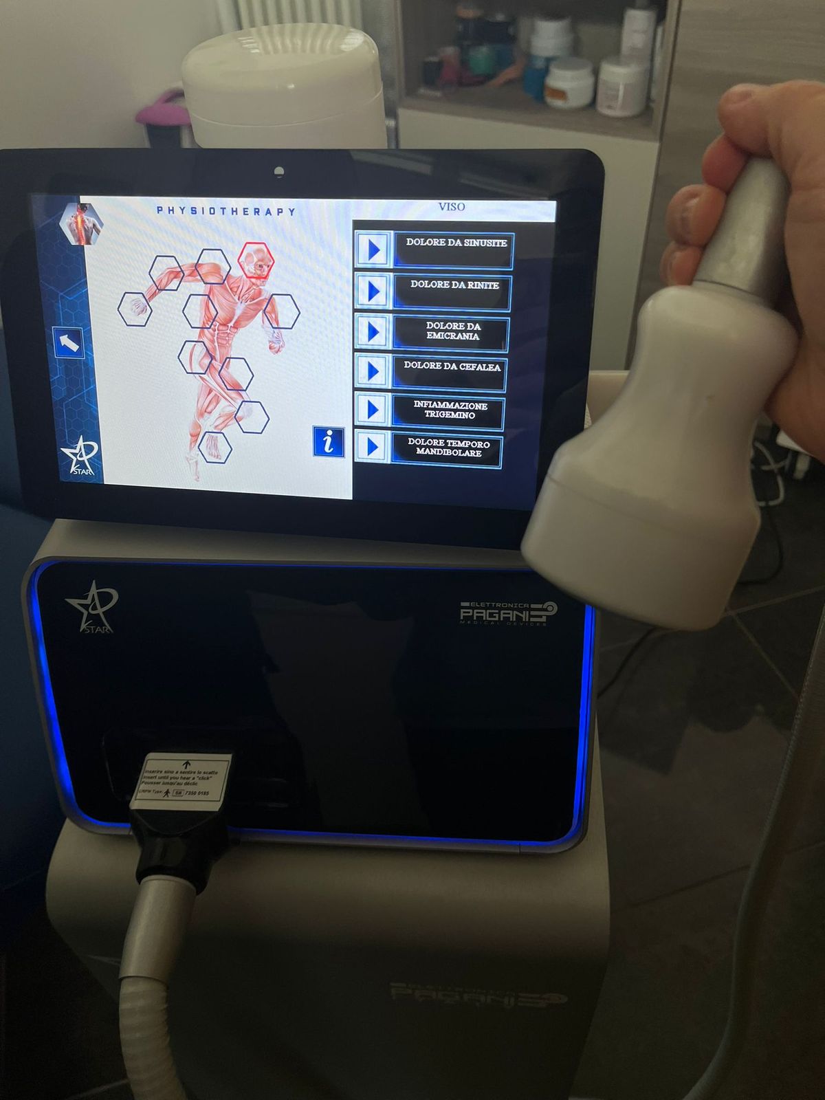 Schermata Cryo T-Shock - programmi di trattamento