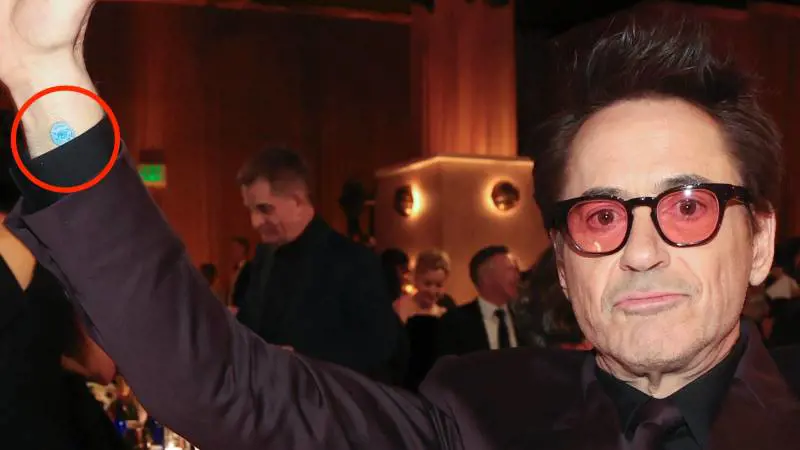 Robert Downey Jr. ai Golden Globe con Taopatch